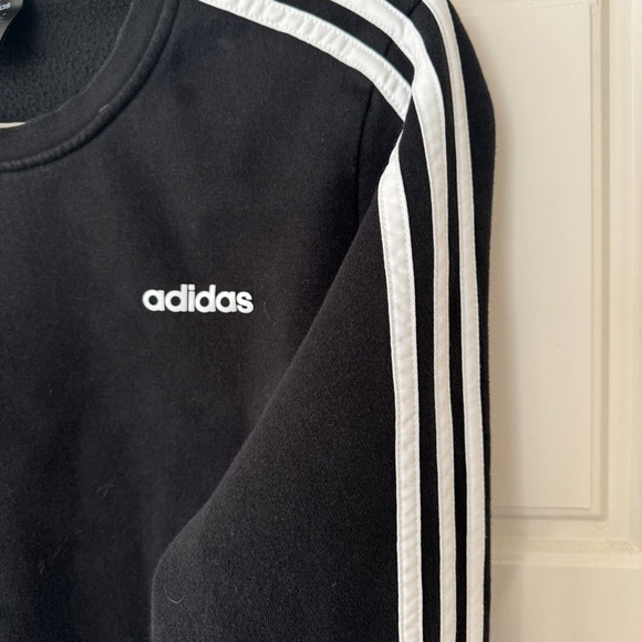 Adidas three stripe crew neck sweatshirt - Picture 2 of 4
